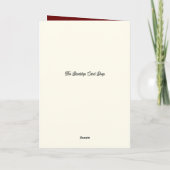 Laat het je niet lastig vallen feestdagen kaart (Achterkant)