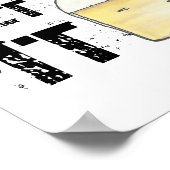 Laat het kaaswand-Poster omsingelen Poster (Hoek)