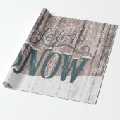 Laat het kerstcadeaupapier voor kerstfeestdagen sn cadeaupapier (Uitgerold)