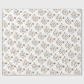 Laat het kerstcadeaupapier voor kerstfeestdagen sn cadeaupapier (Vlak)