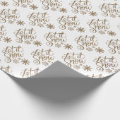 Laat het kerstcadeaupapier voor kerstfeestdagen sn cadeaupapier (Hoek)