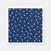 Laat het kerstcadeautje luiers sneeuwen servet (Voorkant)