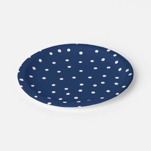 Laat het kerstfeestelijke Borden sneeuwen Papieren Bordje (Gekanteld)