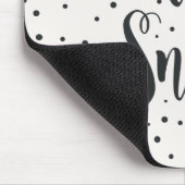 Laat het kerstkalligrafie sneeuwen | Mousepad Muismat (Hoek)