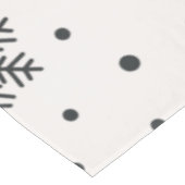 Laat het kerstkalligrafie sneeuwen | Tablecloth Tafelkleed (Gekanteld)