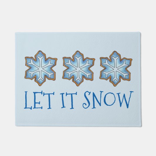 Laat het Kerstmis winterfeestdag vieren Deurmat (Voorkant)