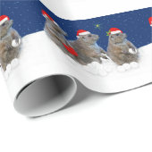 Laat het kerstpapier sneeuwen cadeaupapier (Rol Hoek)