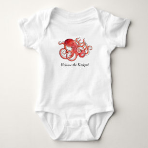 Laat het kleine octopus-Baby Suit van de Kraken Cu Romper