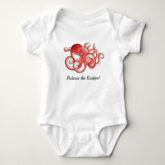 Laat het kleine octopus-Baby Suit van de Kraken Cu Romper