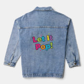 Laat het knallen! Spijkerjasje Denim Jacket (Achterkant)