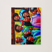 Laat het koor Christelijke Jigzaag Puzzle zien Legpuzzel (Verticaal)