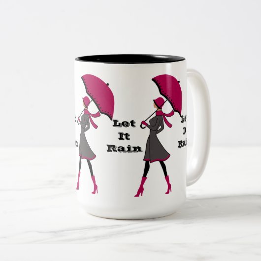 Laat het Lady Two Toned Mok worden (Voorkant rechts)