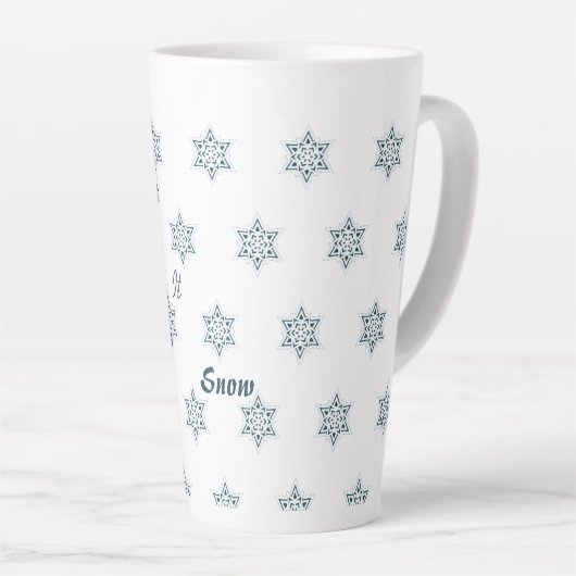 Laat het latente mok sneeuwen (Rechterhoek)