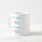 Laat het later nooit meer worden koffiemok (Voorkant links)