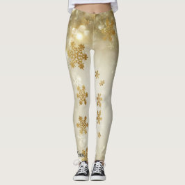Laat het Leggings Sneeuwvlokken Douane Kute Pants 