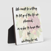 Laat het leven dat we gepland hadden los fotoplaat (Voorkant)