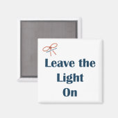 Laat het licht op de herinneringsmagneet magneet (Voorkant / Achterkant)