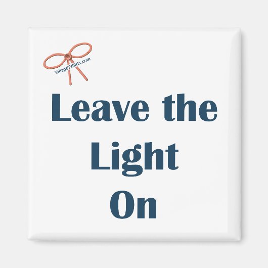 Laat het licht op de herinneringsmagneet magneet (Voorkant)