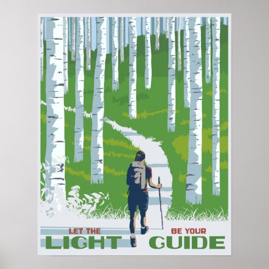 Laat het licht uw gids zijn poster (Voorkant)