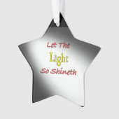 LAAT HET LICHT ZODANIG SCHUIFSTER Ornament LATEN. (voorkant)