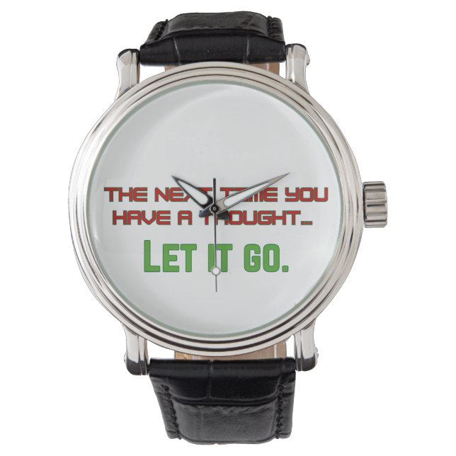 Laat het los. horloge (Voorkant)