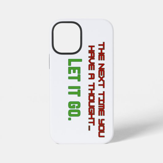 Laat het los iPhone hoesje (Achterkant)