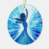Laat het los keramisch ornament (Links)