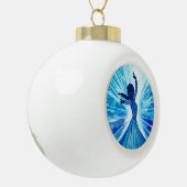 Laat het los keramische bal ornament (Links)