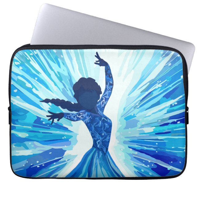 Laat het los laptop sleeve (Voorkant)
