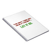 Laat het los. notitieboek (Rechterzijde)