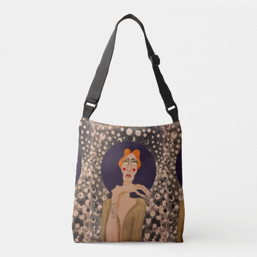 "Laat het los" Schoudertas Crossbody Tas (Voorkant)