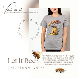 'Laat het los' Tri-Blend Shirt