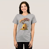 'Laat het los' Tri-Blend Shirt (Voorkant volledig)