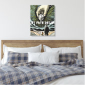 Laat het lot beslissen canvas afdruk (Insitu (Slaapkamer))