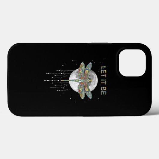 Laat het maan zijn en dragonfly Dream Catcher Case-Mate iPhone Case (Achterkant (horizontaal))