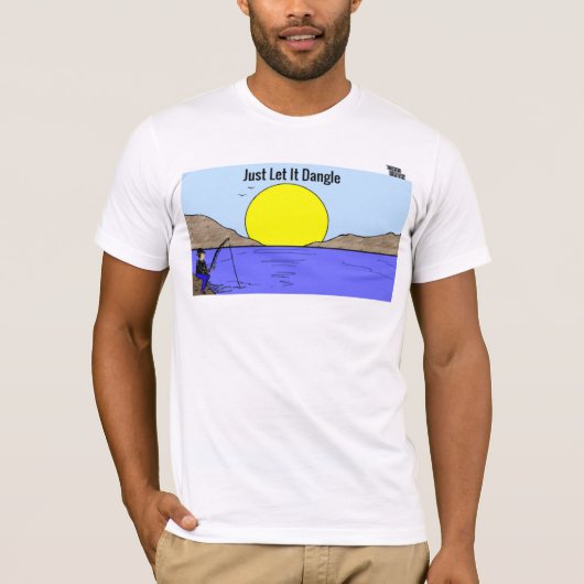 Laat het maar bungelen t-shirt (Voorkant)