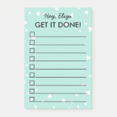 Laat het maar met kleine harten doen | Aangepaste Post-it® Notes (Voorkant)