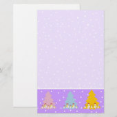 Laat het maar sneeuwen stationery briefpapier (Voorkant / Achterkant)