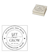 Laat het manuscript van de Liefde groeien Rubberstempel (Gestempeld)