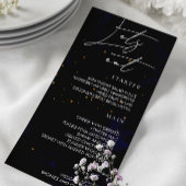 Laat het menu donkerder Paars magisch goud eten