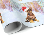 Laat het met Kerstmis feestdag doen Chihuahua Dog Cadeaupapier (Rol Hoek)