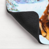 Laat het met Kerstmis feestdag doen Chihuahua Dog Muismat (Hoek)