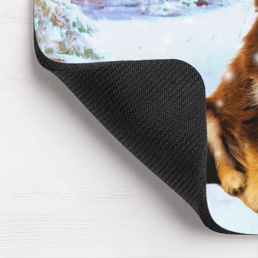 Laat het met Kerstmis feestdag doen Chihuahua Dog Muismat (Hoek)