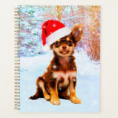 Laat het met Kerstmis feestdag doen Chihuahua Dog Planner (Voorkant)