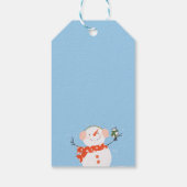 Laat het met Kerstmis gaan Cadeaulabel (Achterkant)