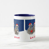 Laat het met Kerstmis Mok sneeuwen (Midden)