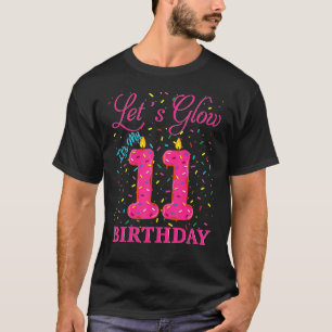 Laat het mijn 11e geboorte Sweet Party Numbe zien T-shirt