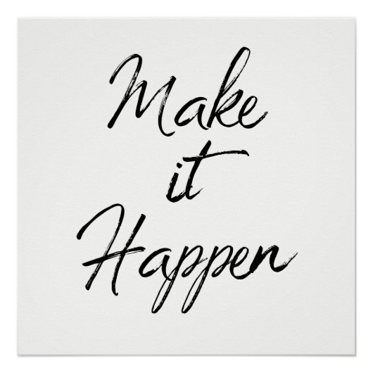 Laat het Motivatie de Verandering van de Kleur van Poster (Voorkant)