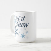 Laat het (niet) Sneeuw Koffiemok (Voorkant links)