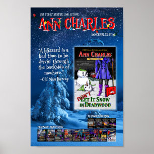 Laat het niet sneeuwen in het poster van Deadwood 